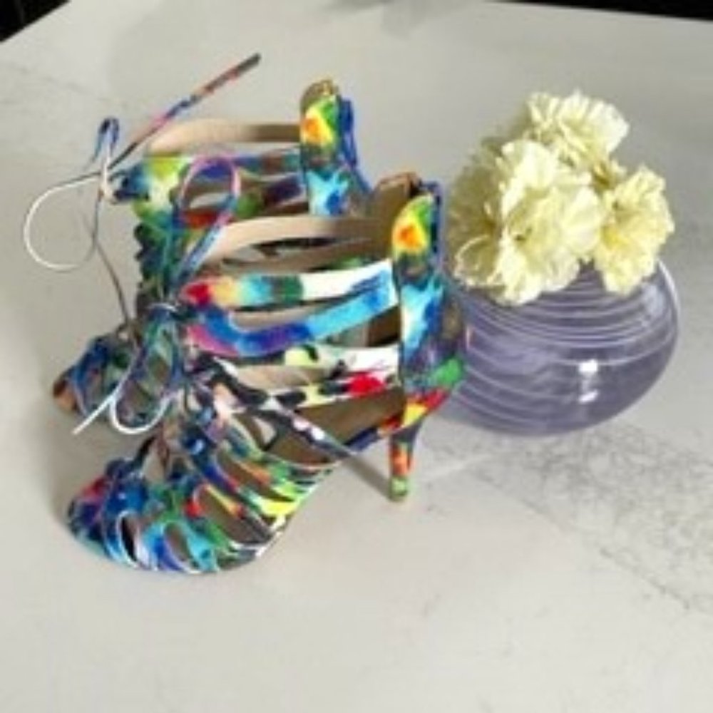 Nine West Ambroseo size 5 multicolor high heels